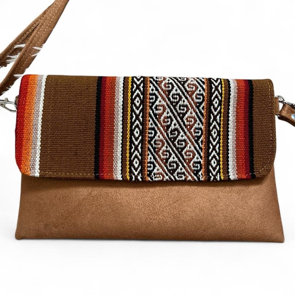 Tapestry crossbody bag from Peru